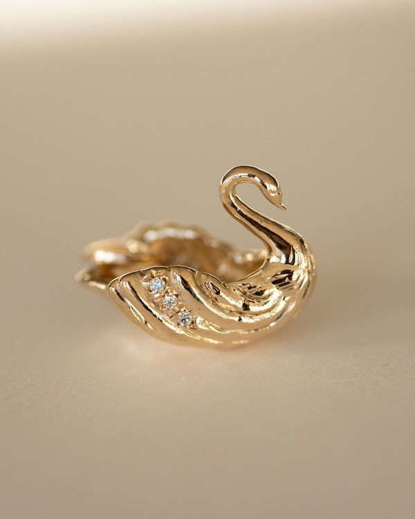 Artifact 15: Cygnus Swan Pendant Charm Necklace (Ready to ship)