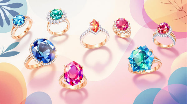 Colorful Choices: Engagement Rings Featuring Bold and Beautiful Gemstone Combinations