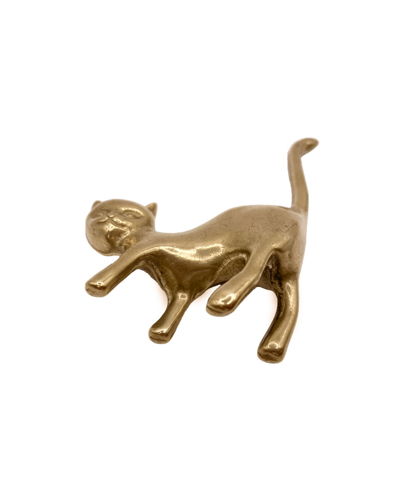 Purrfection — Solid Brass Cat Ring Holder (Pre Order)