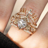 The Immaculate Heart Pink Sapphire Engagment Ring