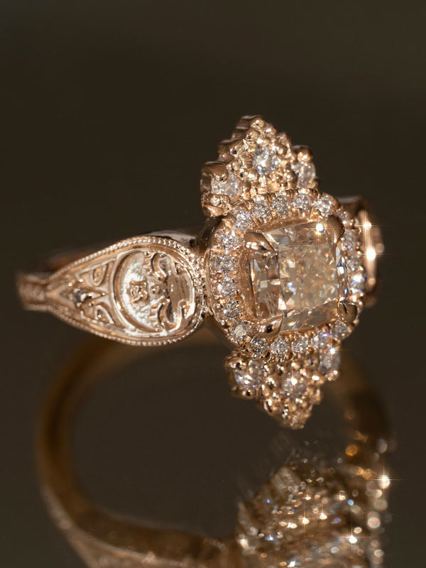 Artifact 07: The Dreamers in Champagne Diamond Engagment Ring