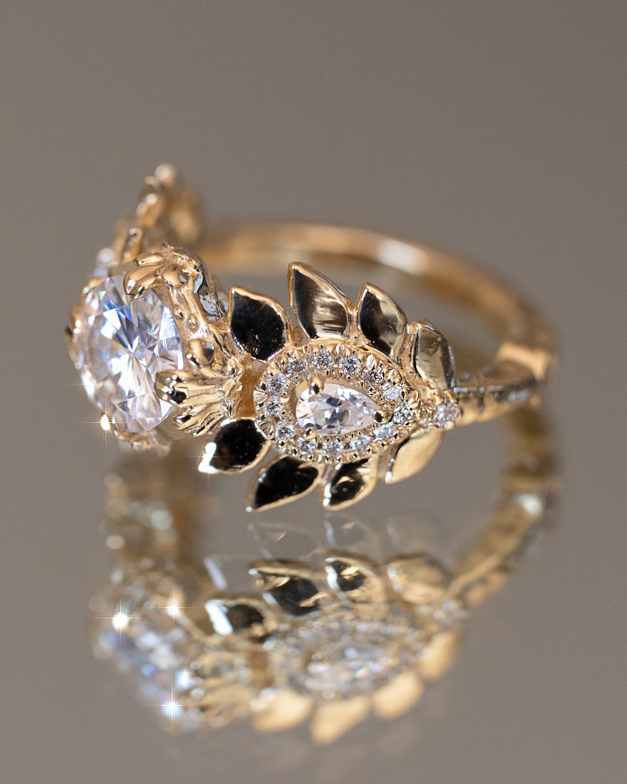 Empress cut diamond ring shop