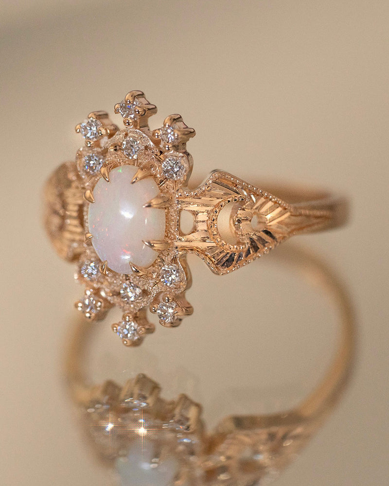 Artifact 12: Lullaby Opal Diamond Ring