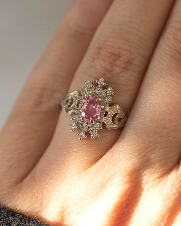 Artifact 12: Lullaby Pink Sapphire Ring