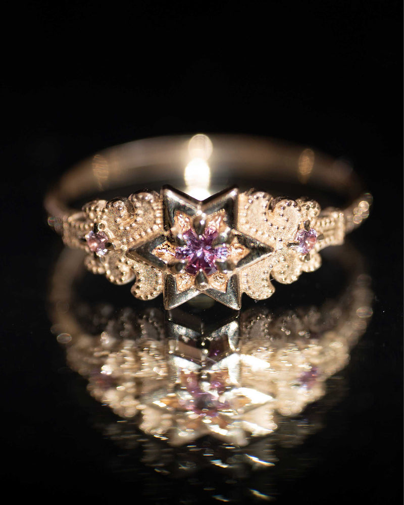 Artifact 06: The North Star in Pink Sapphire Ring