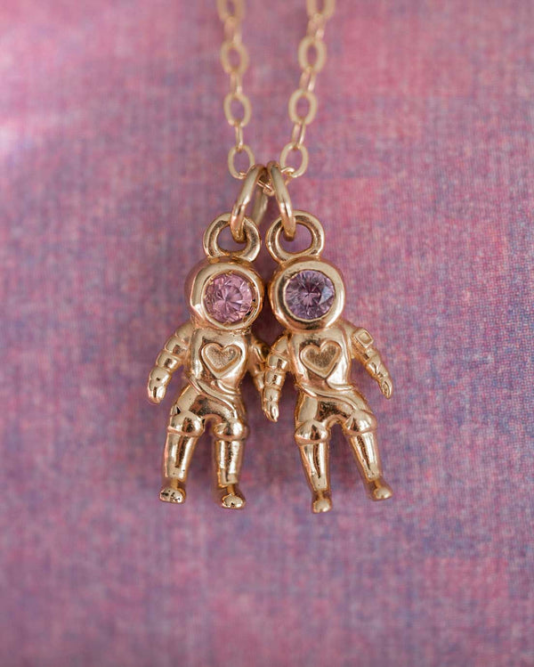 Artifact 00: The Ghost Astronaut Charm Necklace