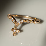 Trinity Diamond Cross Ring