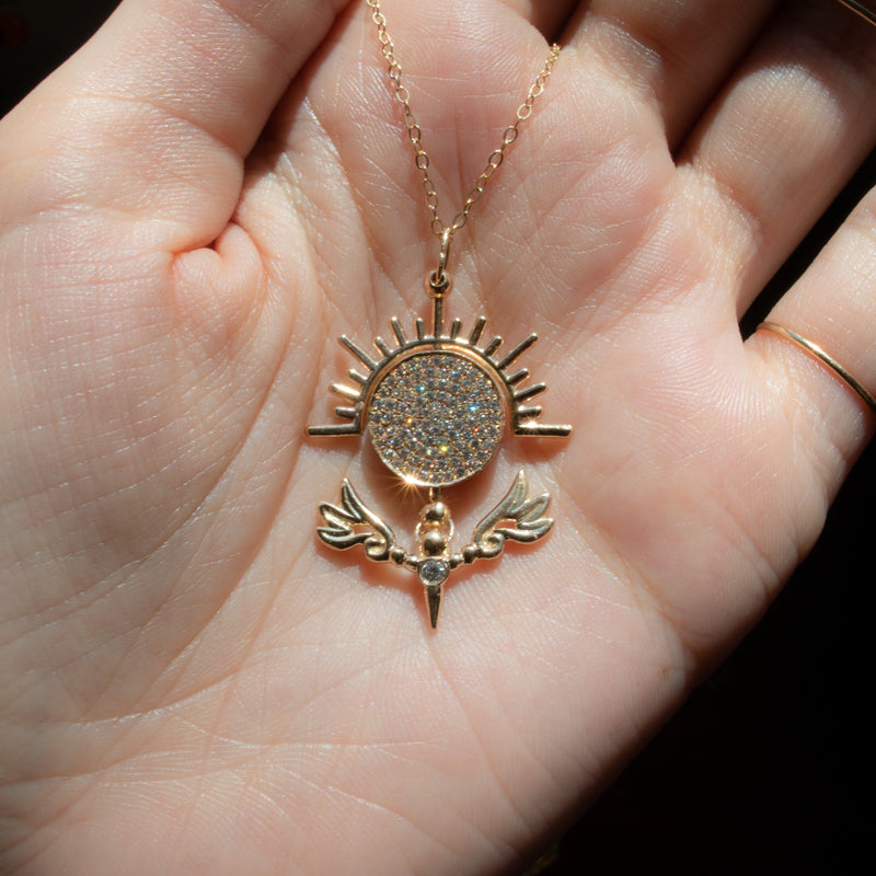 (Contact us to order this necklace) Daydream Talisman Diamond Necklace
